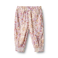 Wheat trousers Sara - Carousels and flowers